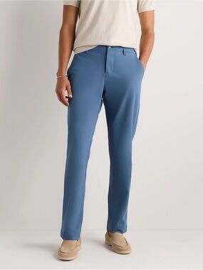 NWT Quince Slim Chinos in Slate Blue